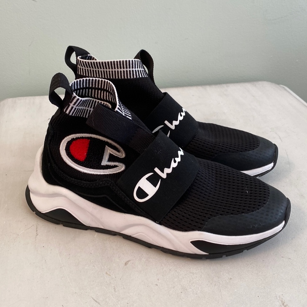 Champion kids slip on high top shoes